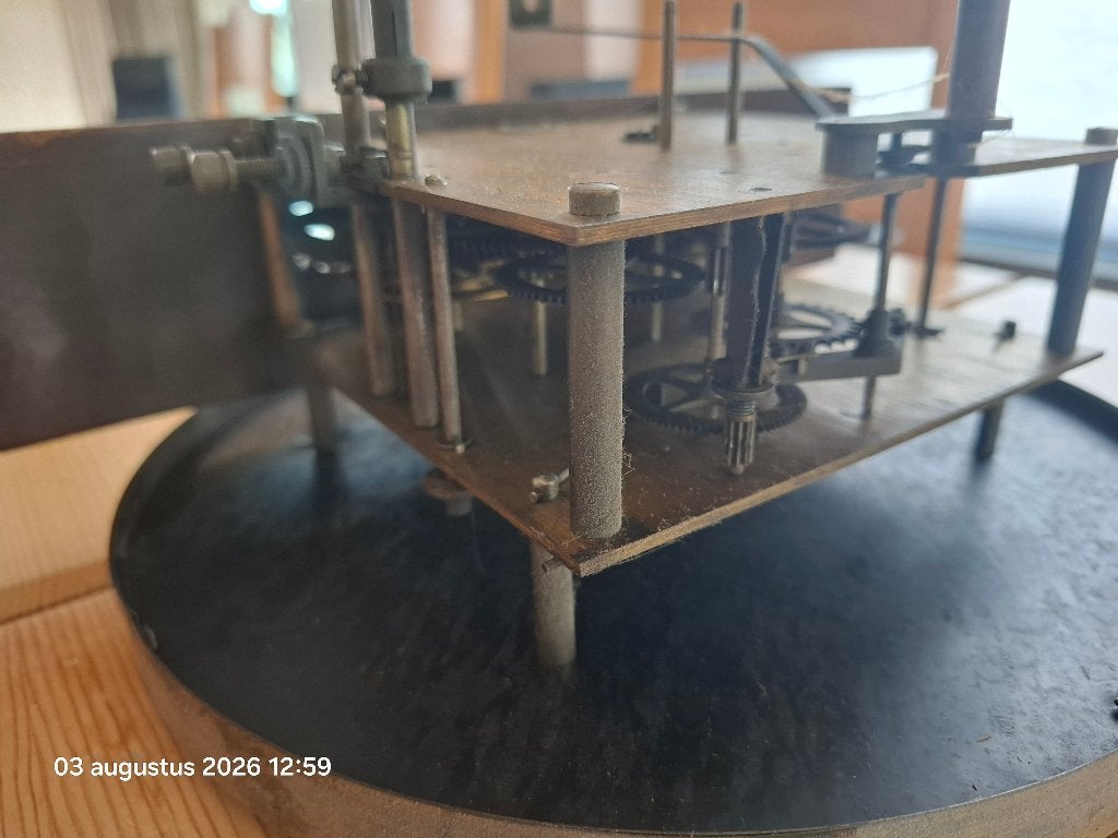Staande klok van periode 1950, Duits, Ophalen