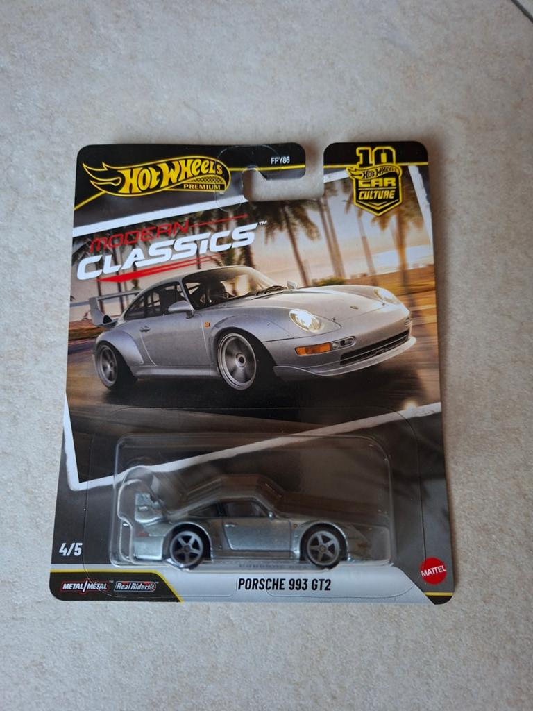 Hot Wheels Premium Porsche 993 GT2 Modern Classics, Ophalen of Verzenden, Nieuw, Auto