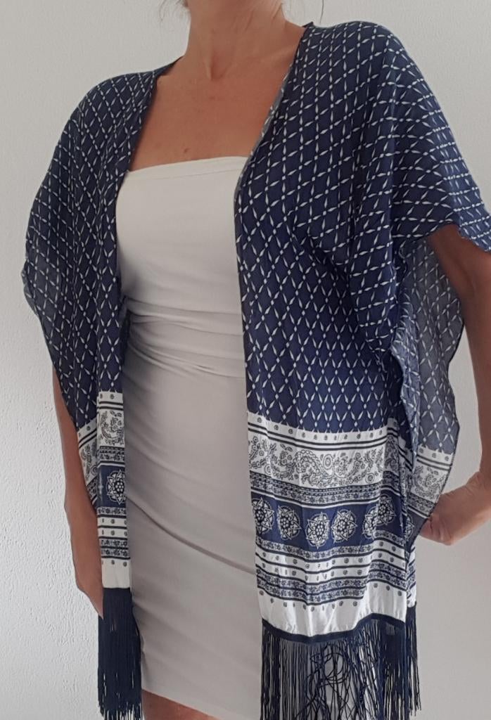Mooi shirt L, Kleding | Dames, Maat 38/40 (M), Blauw, Ophalen of Verzenden, Zo goed als nieuw