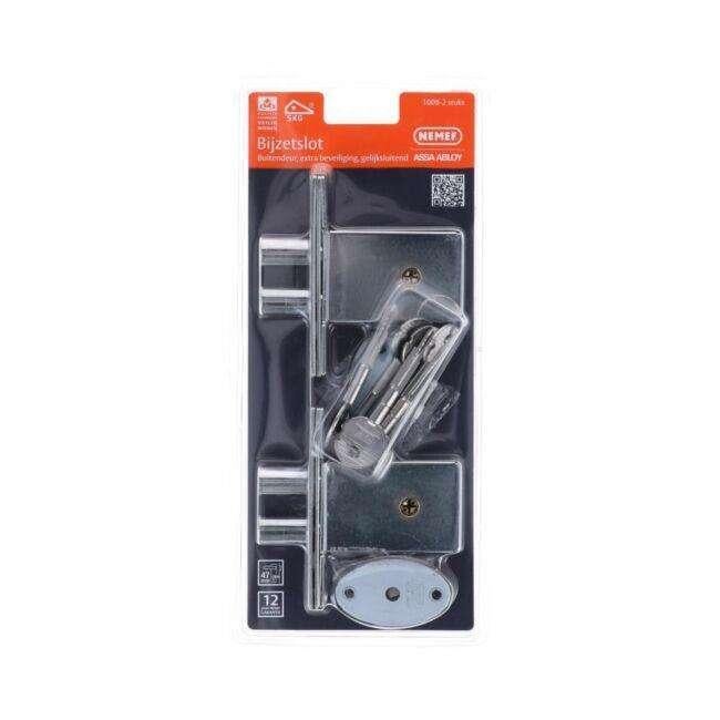 Nemef penslot 1008  SKG*  gelijksluitend 47 mm 2 stuks, Ophalen, Nieuw, Slot