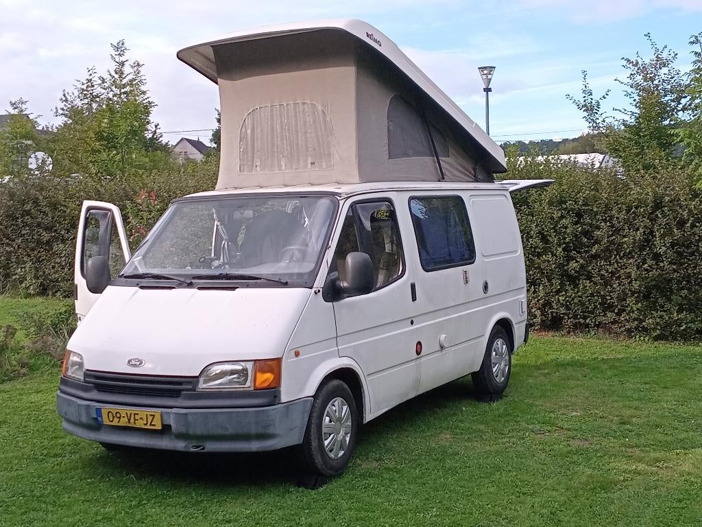 Reimo Camper. Transit Nugget, hefdak. vr.pr., Caravans en Kamperen, Chemisch toilet, Diesel, Particulier, 4 tot 5 meter