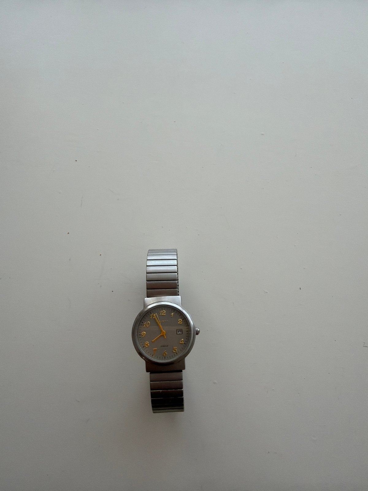 Prisma Titanium Horloge met Datumvenster, Overige merken, Overige materialen, Gebruikt, Polshorloge