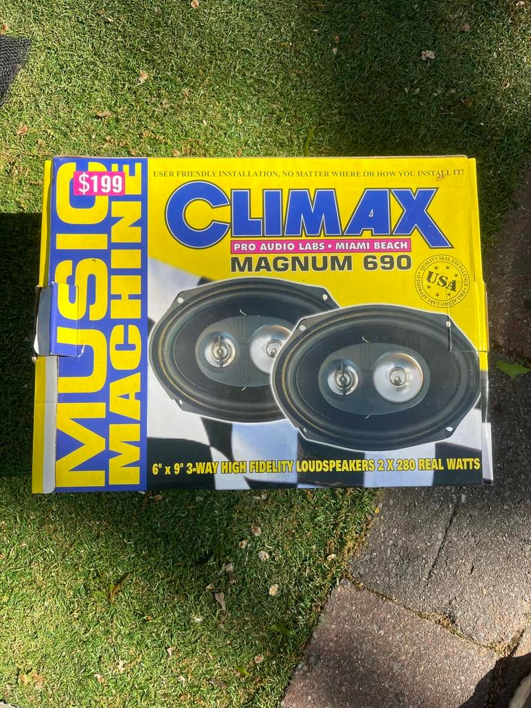 Climax Music Machine Magnum 690 Luidsprekers, Auto diversen, Autospeakers, Ophalen, Nieuw