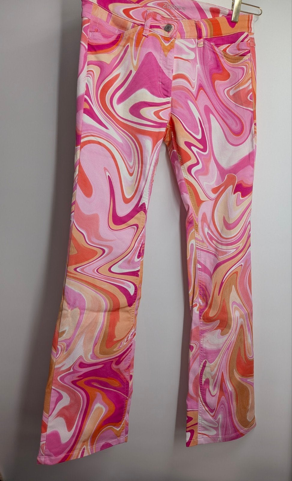 Zerres broek flared maat 36 gekleurd (3366*), Zerres, Meerkleurig, Zerres, Ophalen of Verzenden