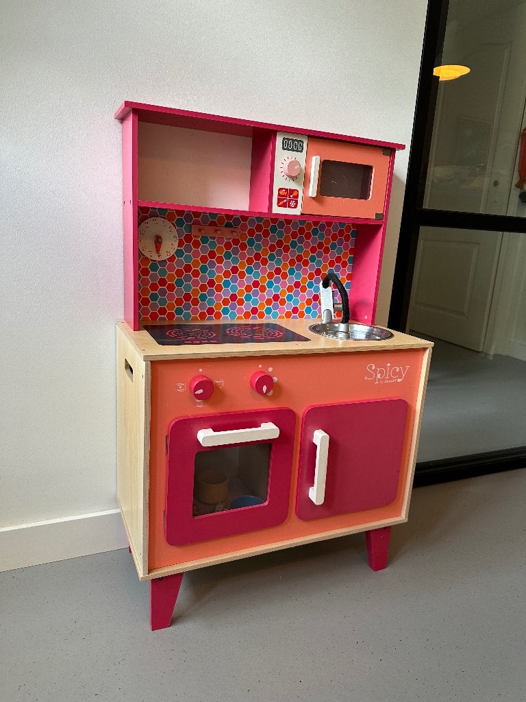speelkeuken Janod, Ophalen, Gebruikt, Hout, Speelkeuken