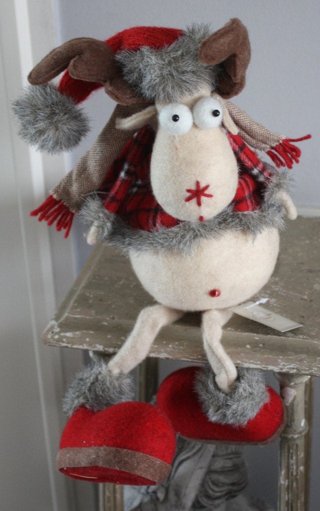 nieuw zittende  eland knuffel, Ophalen of Verzenden, Nieuw