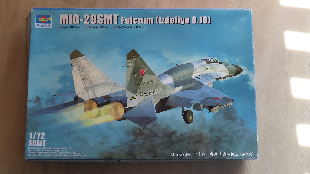 Mig-29 SMT Trumpeter 1/72, Overige merken, 1:72 tot 1:144, Nieuw, Ophalen of Verzenden