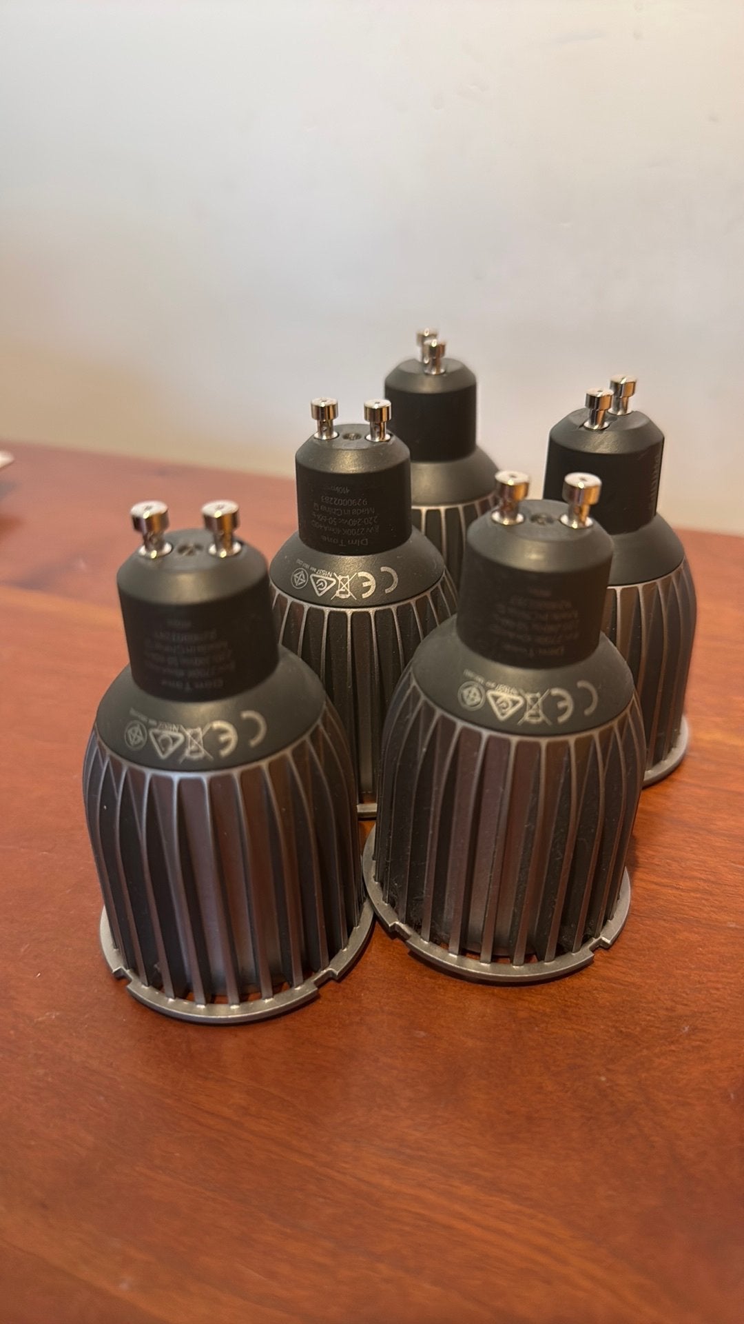 5 Philips Dim Tone LED lamp GU10 6W 2700K 410lm, Ophalen of Verzenden, Zo goed als nieuw, Dimbaar, Philips