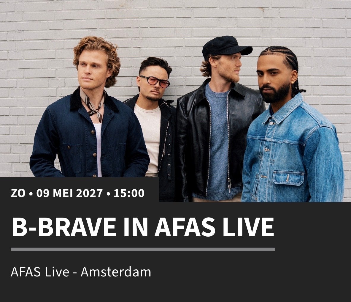 ️ GEZOCHT: B-BRAVE VIP STAANPLAATS RUILEN, Tickets en Kaartjes, Concerten | Pop, Eén persoon, Mei