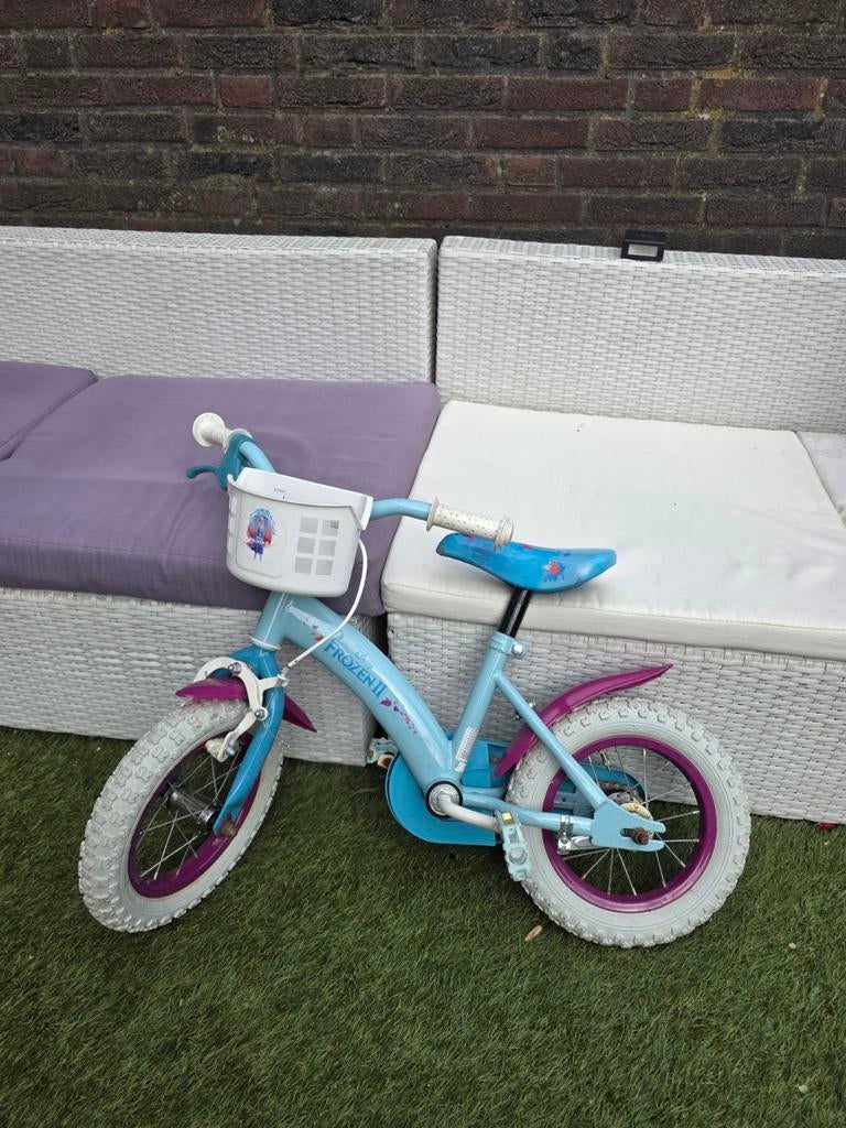 Frozen kinderfiets in goede staat, Ophalen of Verzenden, Gebruikt, 16 tot 20 inch, Frozen