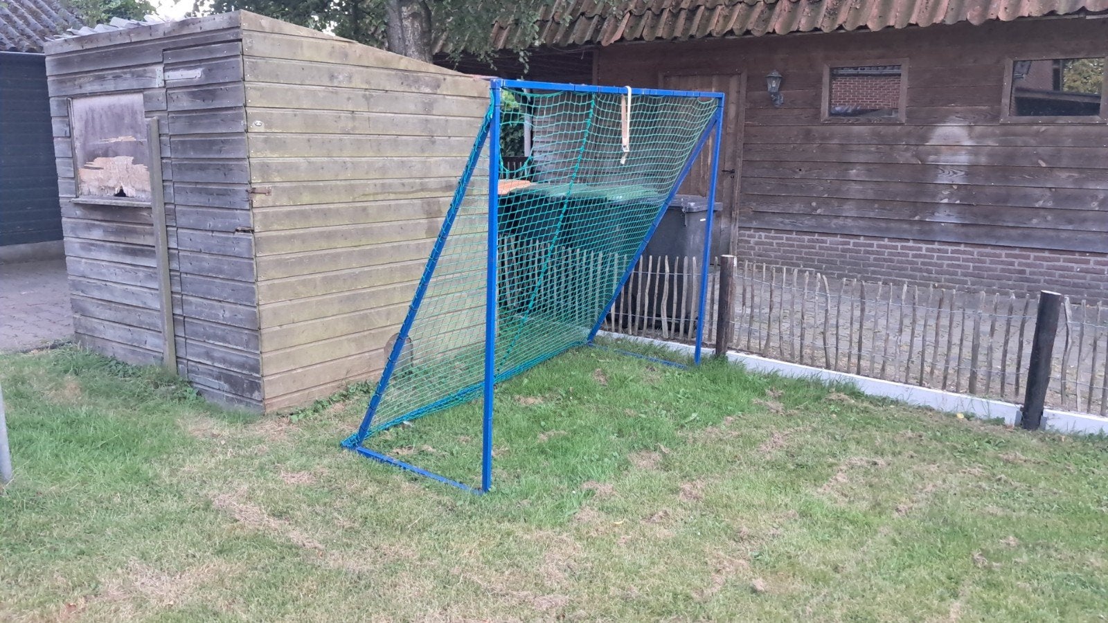 Voetbaldoel met net, Sport en Fitness, Voetbal, Maat XS of kleiner, Ophalen, Gebruikt, Overige typen