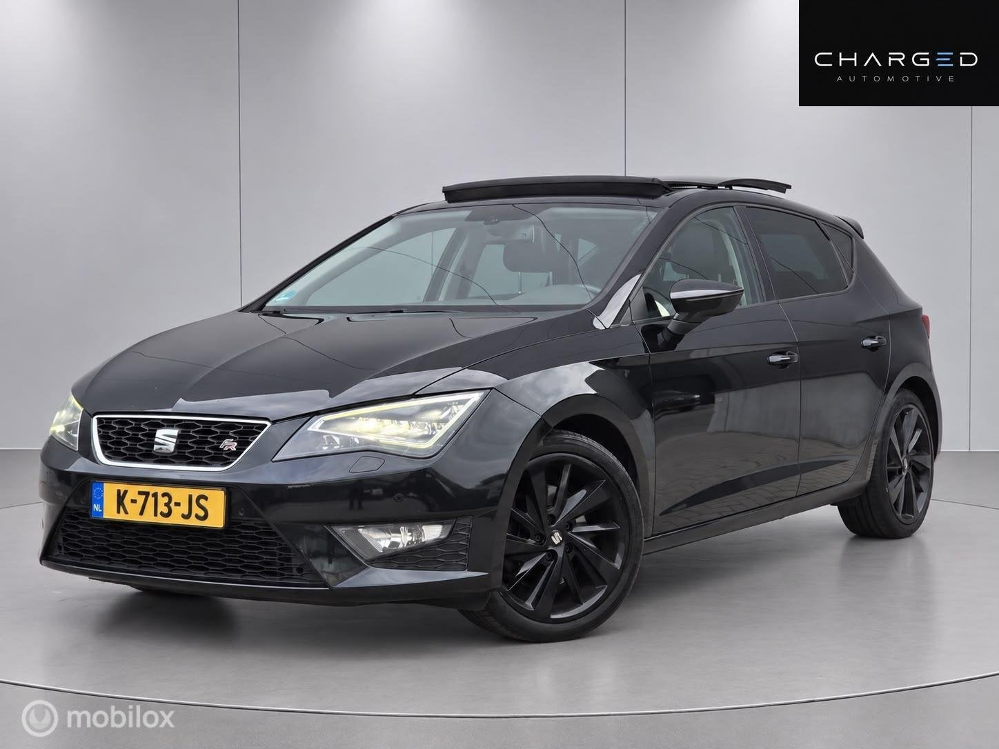 Seat Leon 1.8 TSI FR Automaat 180pk Pano nieuwe ketting!, Auto's, Gebruikt, 4 cilinders, Zwart, Leder