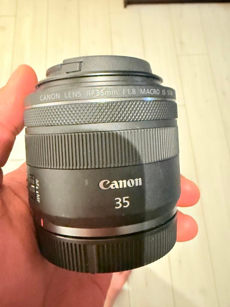 Canon rf 35mm 1.8 macro  €400, Verzenden, Zo goed als nieuw, Macrolens