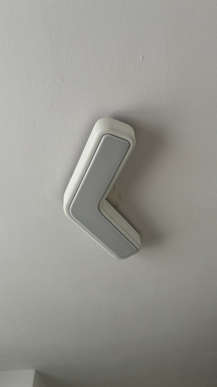 Moderne Philips LED plafondlamp - Wit, L-vormig, Ophalen, Wit, Gebruikt, Kunststof