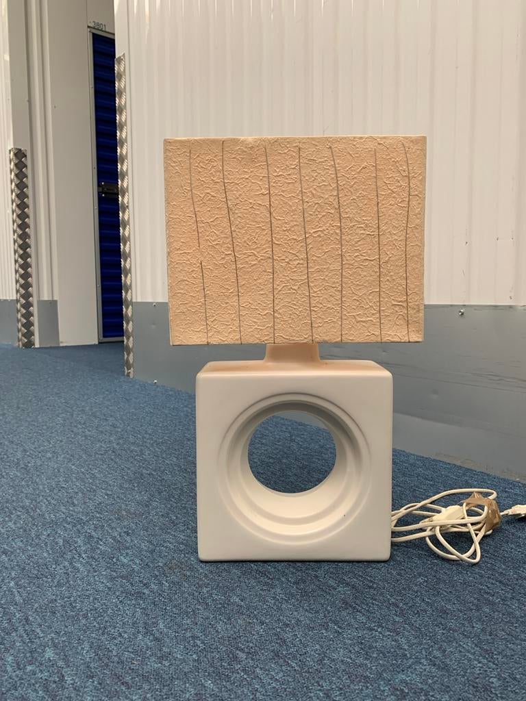 Retro IKEA schemerlamp - Voet goed, kap aan vervanging toe, Huis en Inrichting, Lampen | Spots, Ophalen of Verzenden, Gebruikt