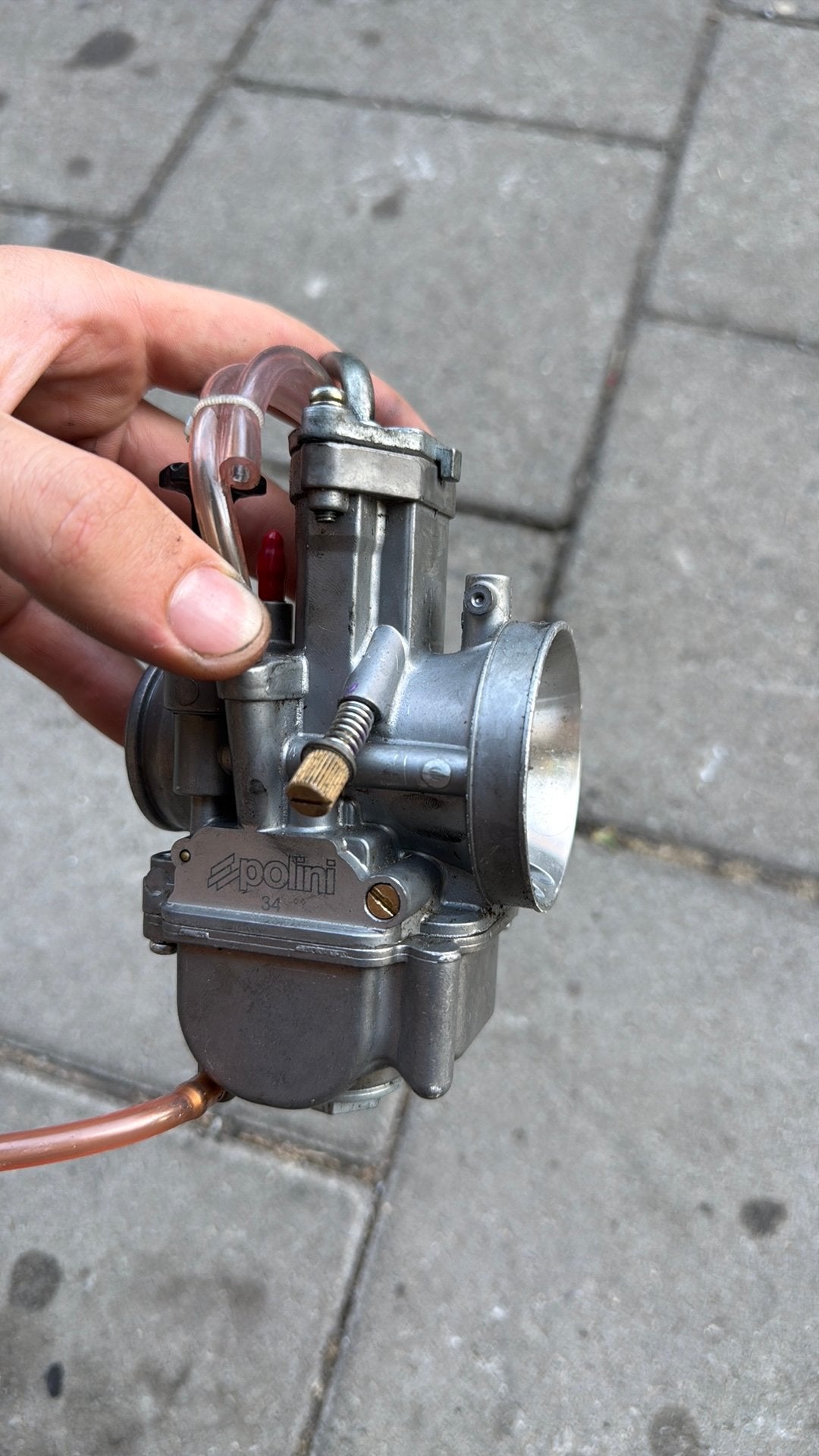 Polini 34mm carburateur, Ophalen of Verzenden, Zo goed als nieuw, Carburateur