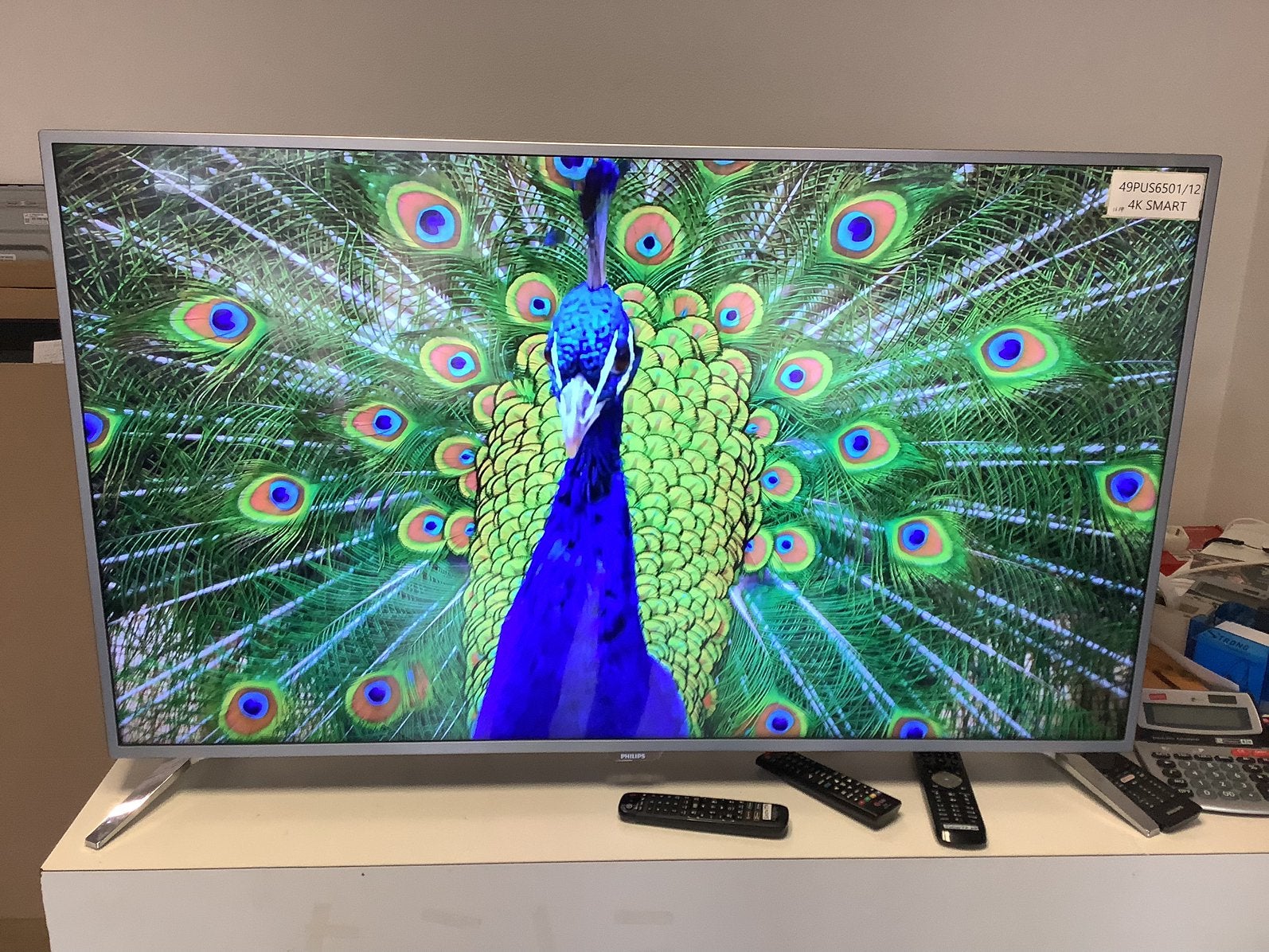 Philips 4K TV (49pus6501/12) met ambilight, Ophalen, Philips, 50 Hz, Philips