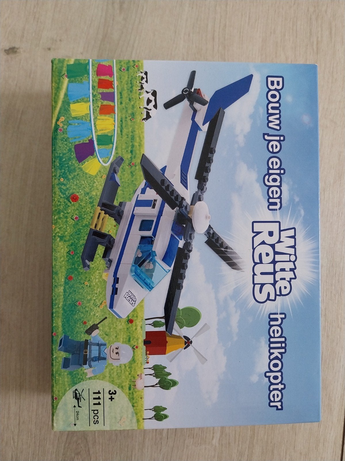Witte Reus Helikopter Bouwset - Limited Edition, Lego, Ophalen of Verzenden, Zo goed als nieuw, Complete set