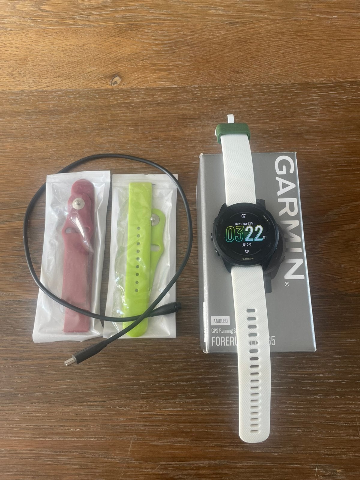 Garmin Forerunner 165, Sieraden, Tassen en Uiterlijk, Sporthorloges, Ophalen of Verzenden, Zo goed als nieuw, Zwart, Android