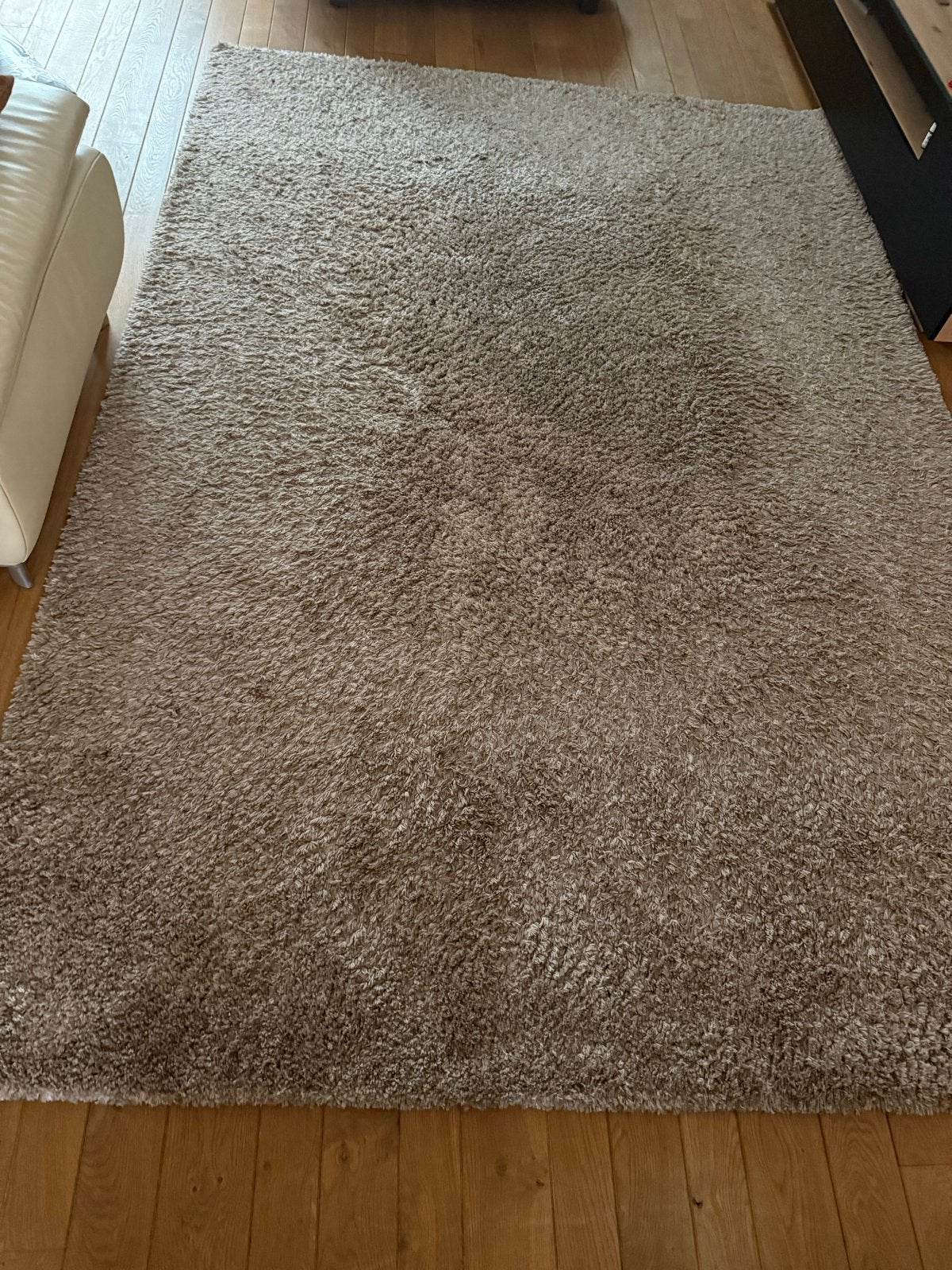 Wasbaar Hoogpolig Vloerkleed - Tidy Taupe - 200x290cm, Ophalen, Gebruikt, Bruin, 200 cm of meer
