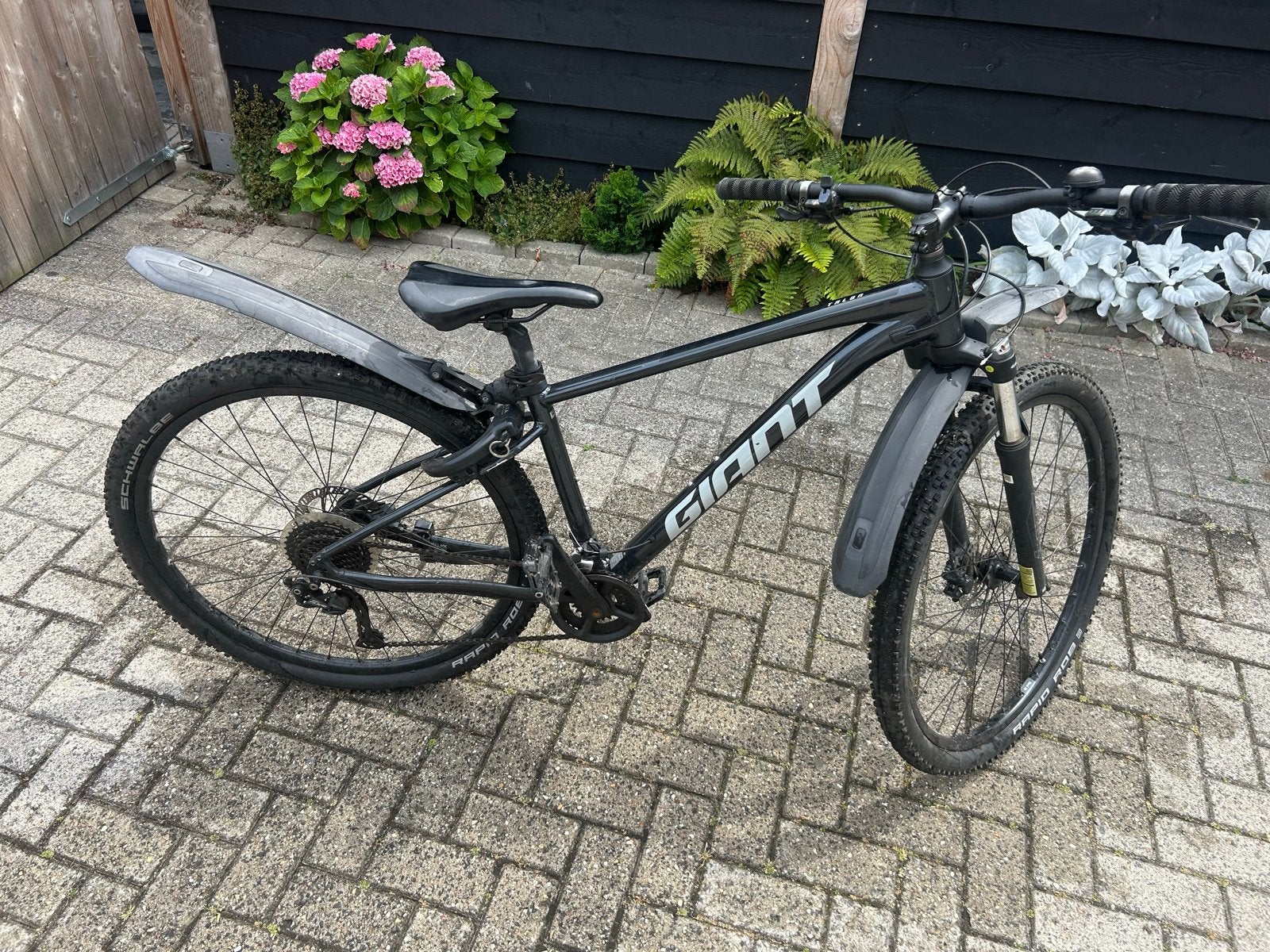 Giant Mountainbike - Frame M - Nieuwe Banden, Fietsen en Brommers, Gebruikt, Hardtail, 49 tot 53 cm, Schijfrem