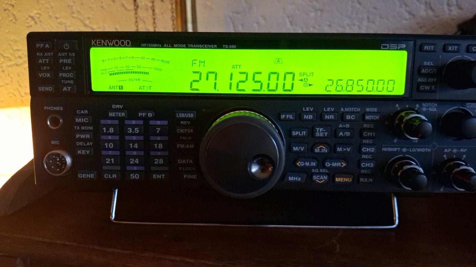 kenwood ts 590 s, Ophalen of Verzenden, Zo goed als nieuw, Zender en Ontvanger