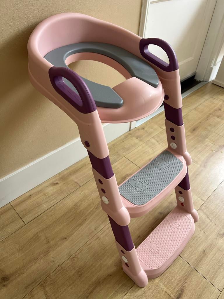 Macx & Macx Toilettrainer met Trapje - Roze, Ophalen, Zo goed als nieuw