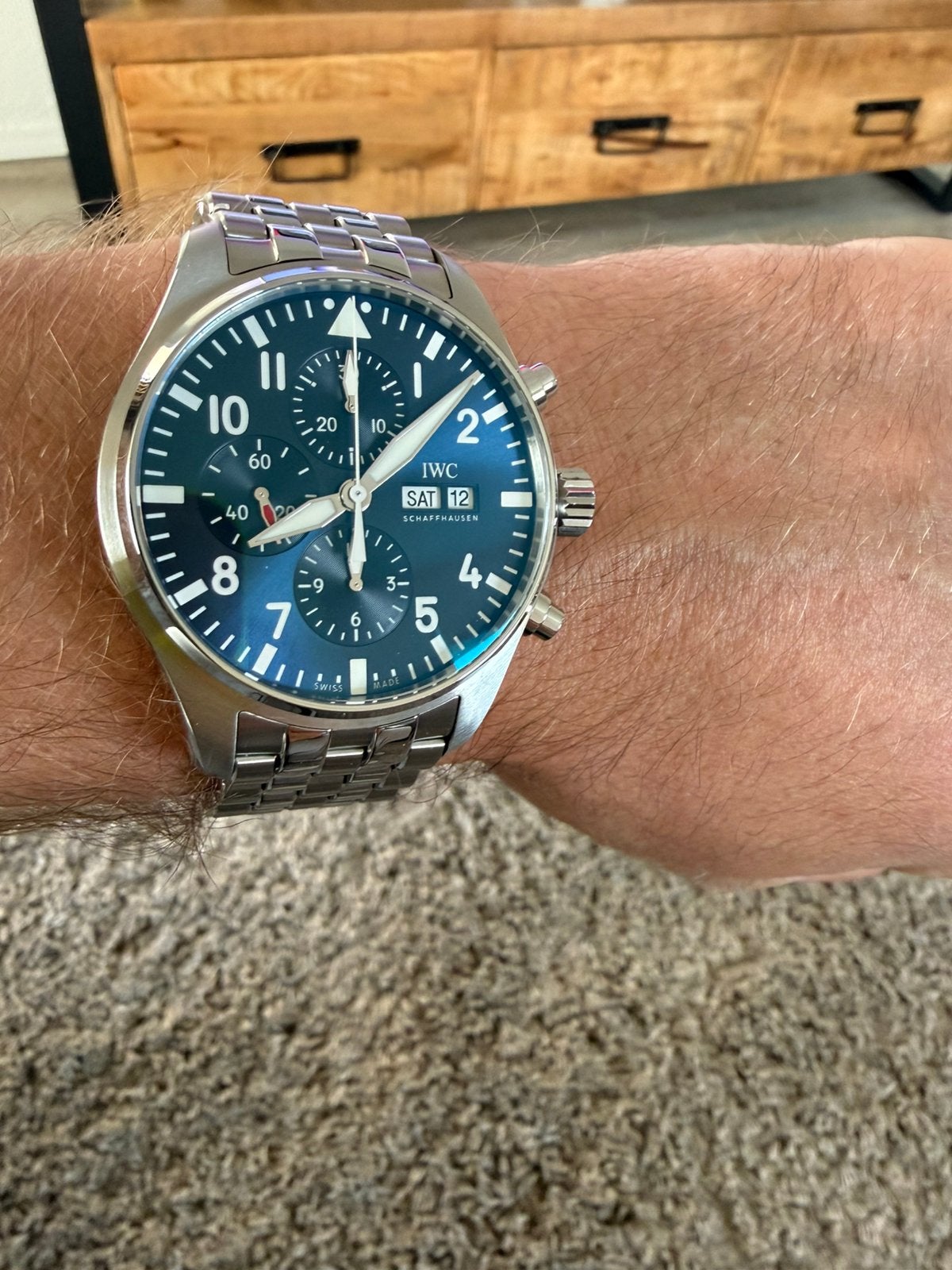Foto 18 van IWC Pilot, Le Petite Prince, 43mm, prachtig horloge!