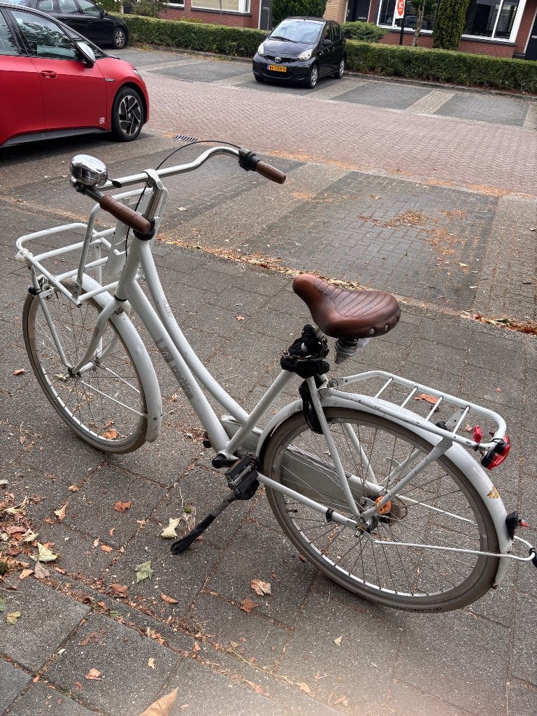 (Stations)fiets Cortina Wit, Fietsen en Brommers, Fietsen | Dames | Damesfietsen, Gebruikt, Overige merken, Ophalen
