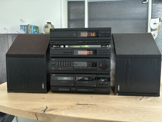 JVC stereo toren incl. CD speler, Audio, Tv en Foto, Stereo-sets, Ophalen, Gebruikt, Cd-speler, JVC