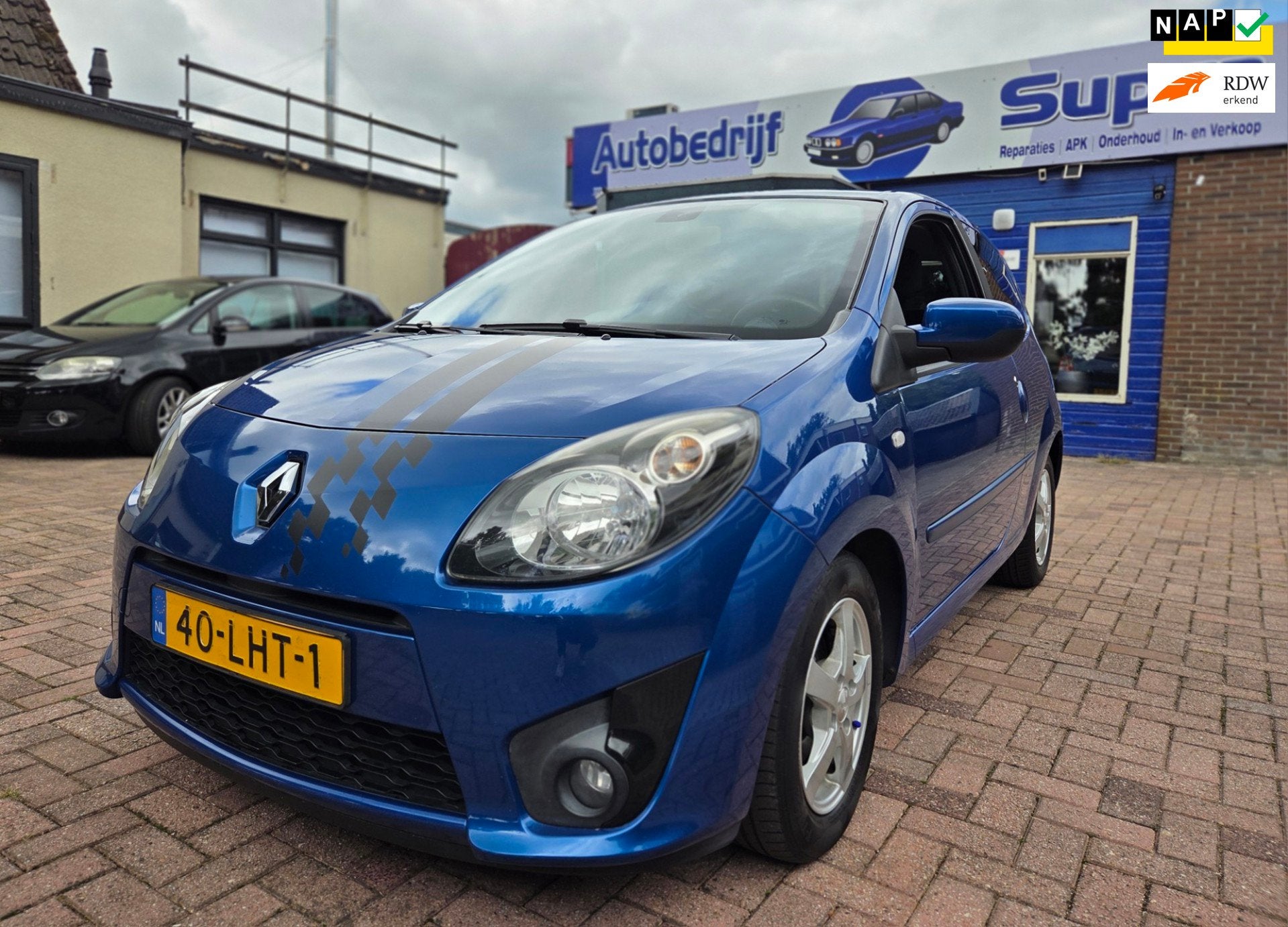 Renault Twingo 1.2-16V Dynamique, 839 kg, Gebruikt, Zwart, Origineel Nederlands