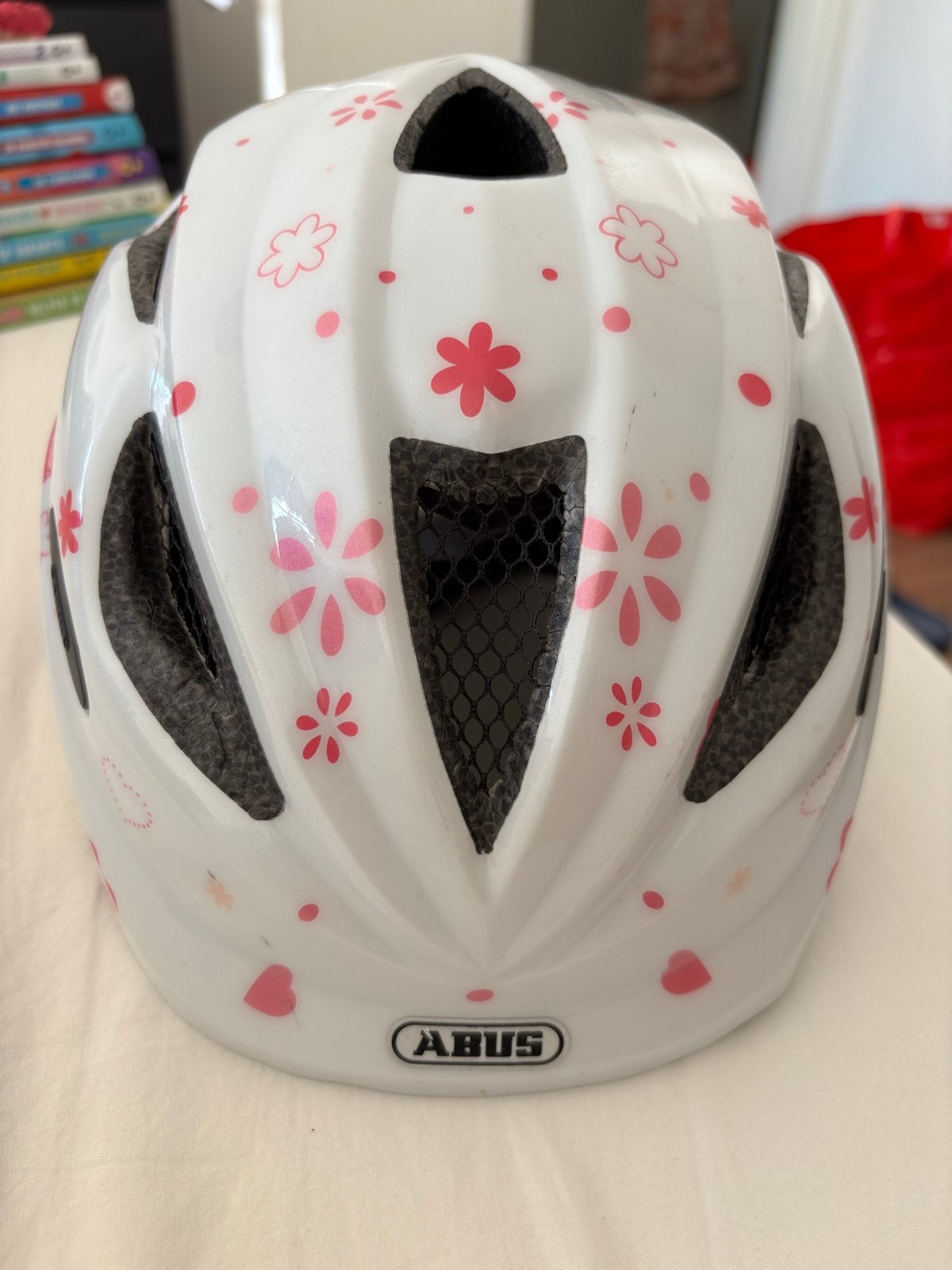 ABUS Fietshelm Kinderen Maat 52-57 cm Verstelbaar, Ophalen, Gebruikt, Overige maten, Meisje