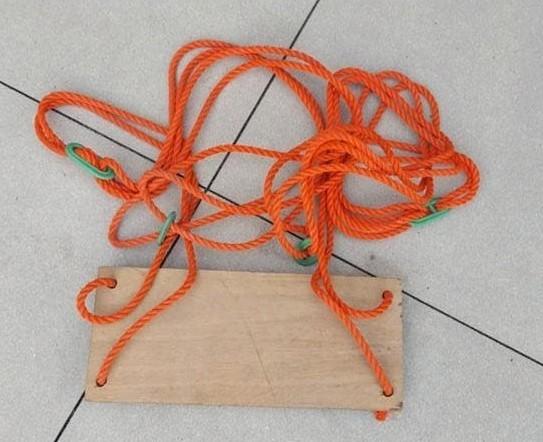 Houten schommelplank, Kinderen en Baby's, Speelgoed | Buiten | Speeltoestellen, Ophalen, Gebruikt, Schommel