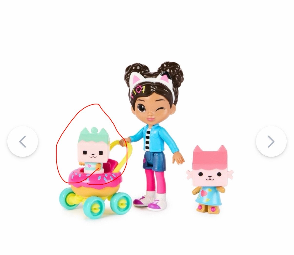 GEZOCHT - poppetje baby Benny - Gabby’s dollhouse, Ophalen of Verzenden, Gebruikt