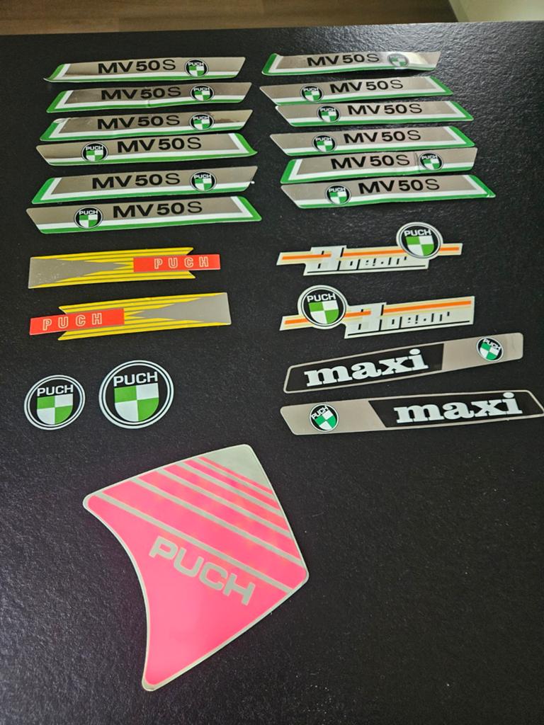 Puch Brommer stickers, Ophalen of Verzenden, Zo goed als nieuw