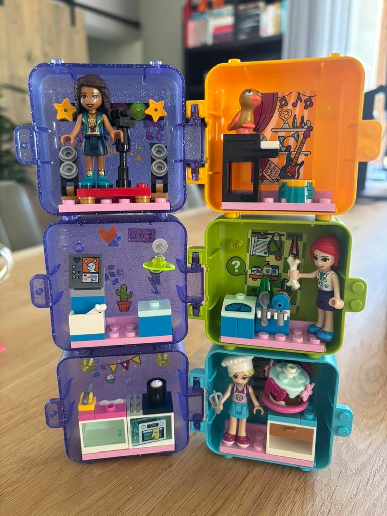 LEGO friends speelkubussen, Ophalen of Verzenden, Zo goed als nieuw