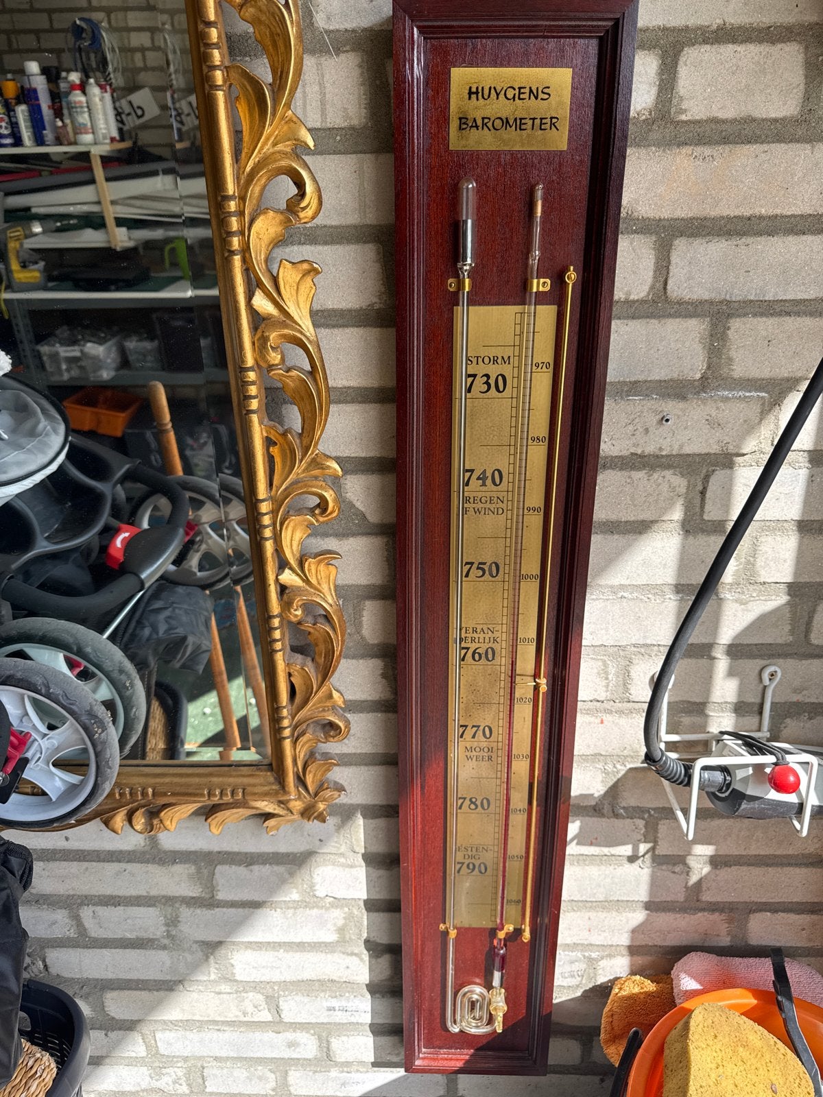 Huygens Barometer - Klassiek Weerstation, Ophalen, Gebruikt, Barometer