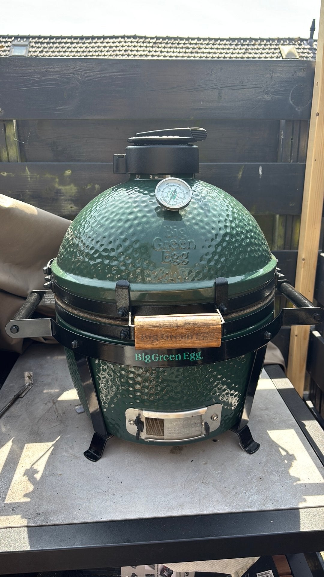 Big green egg minimax, Ophalen, Gebruikt