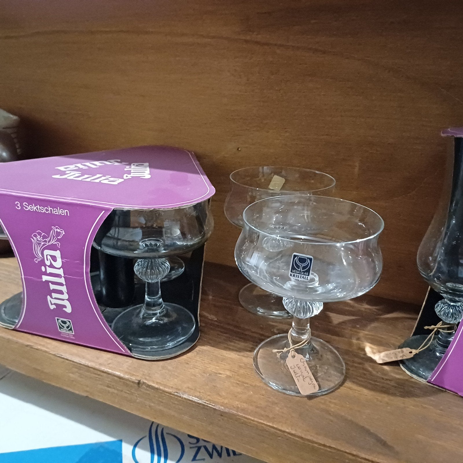 Veba kristallen glasservies Julia, Ophalen of Verzenden