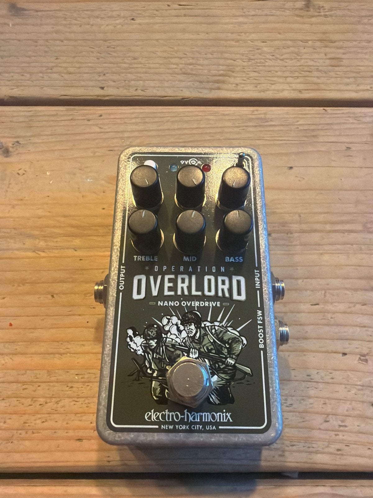 Electro-Harmonix Operation Overlord Nano Overdrive, Ophalen of Verzenden, Zo goed als nieuw, Distortion, Overdrive of Fuzz