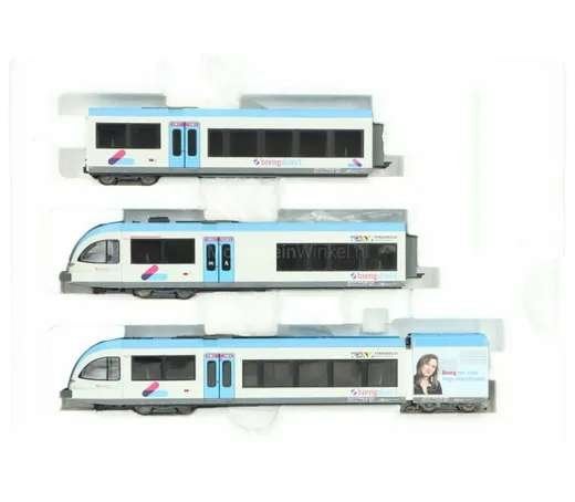Piko 59338 H0 Dieseltreinstel GTW2/8 ''Breng Direct'', Wisselstroom, Treinset, Nieuw, Piko
