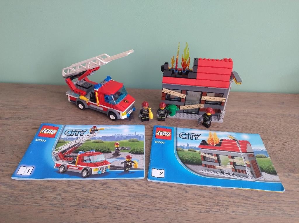 Lego City 60003 Brandalarm Brandweer ladderwagen brand, Kinderen en Baby's, Speelgoed | Duplo en Lego, Compleet, City, Lego, Ophalen of Verzenden