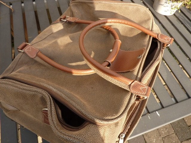 Prachtige en degelijke reistas BAG & BAG, 40 tot 60 cm, Wieltjes, 20 tot 30 cm, Bruin