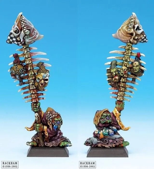 Goblin Standard Bearer, Hobby en Vrije tijd, Wargaming, Zo goed als nieuw, Warhammer, Figuurtje(s), Verzenden
