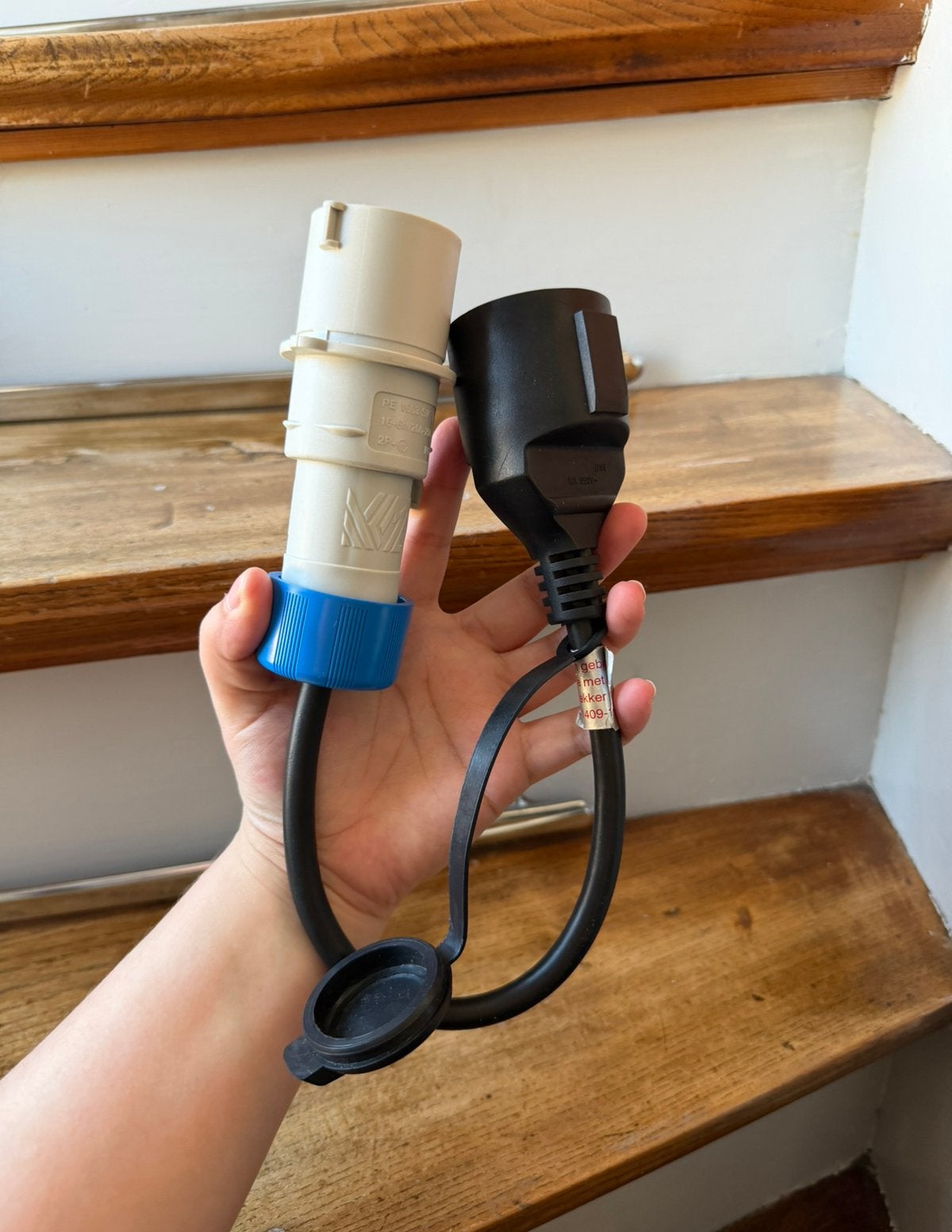Verloopkabel CEE-naar-Schuko, Ophalen of Verzenden, Zo goed als nieuw