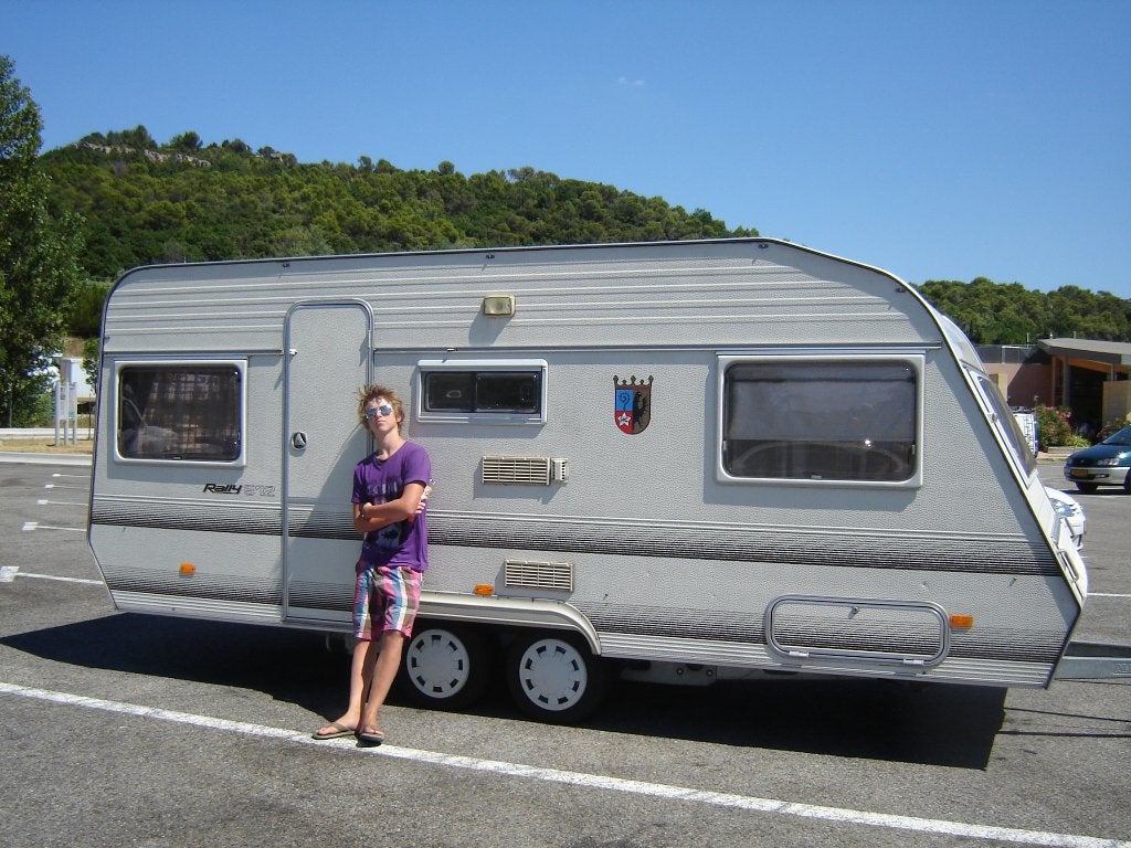 Caravan Homecar 5,2 meter, Caravans en Kamperen, Caravans, Particulier, tot en met 5, 1000 - 1250 kg, Rondzit, Dwarsbed, Omvormbare zithoek
