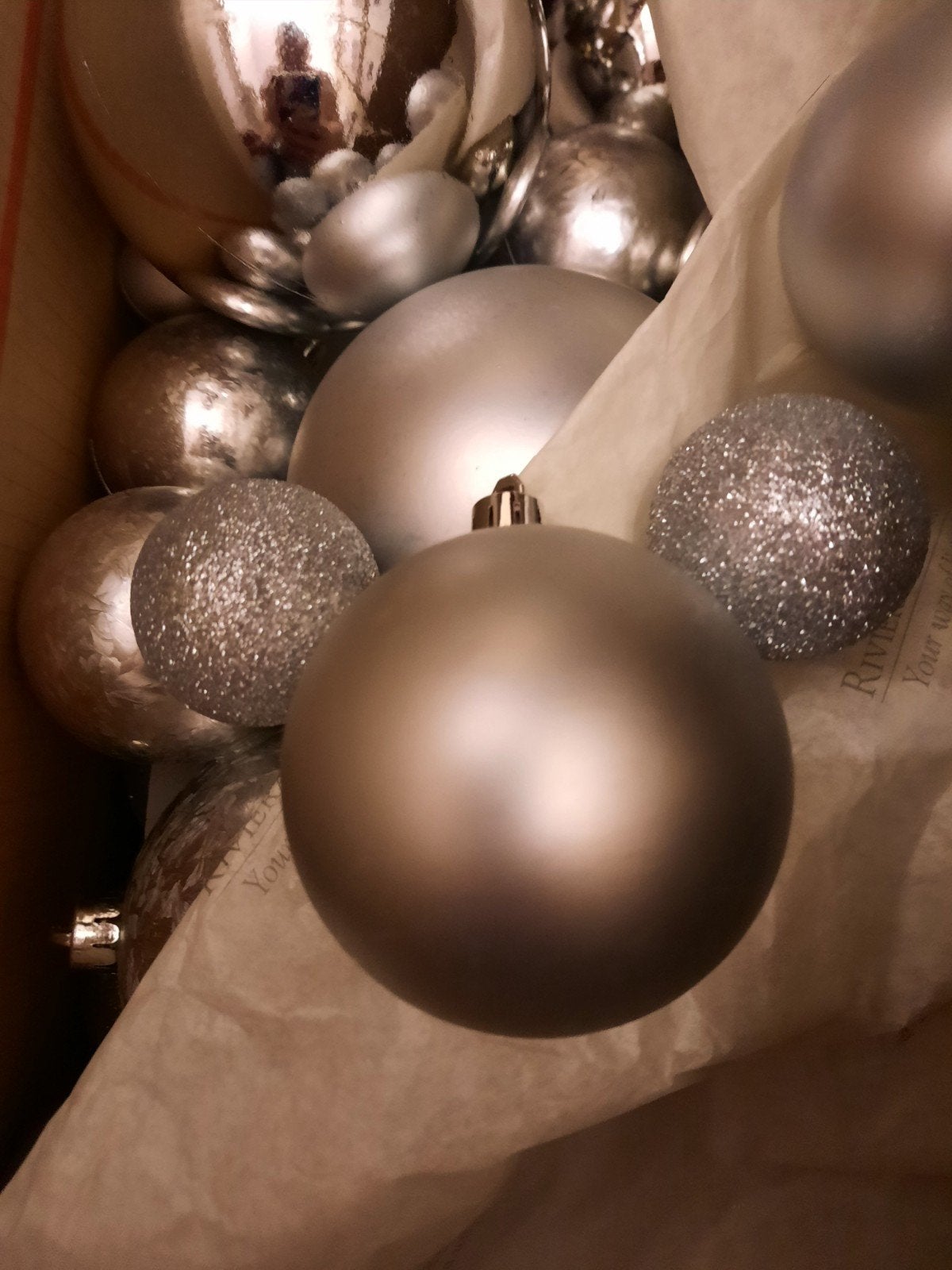Disney zilverkleurige kerstballen Mickey Mouse en piek, Ophalen, Mickey Mouse, Beeldje of Figuurtje