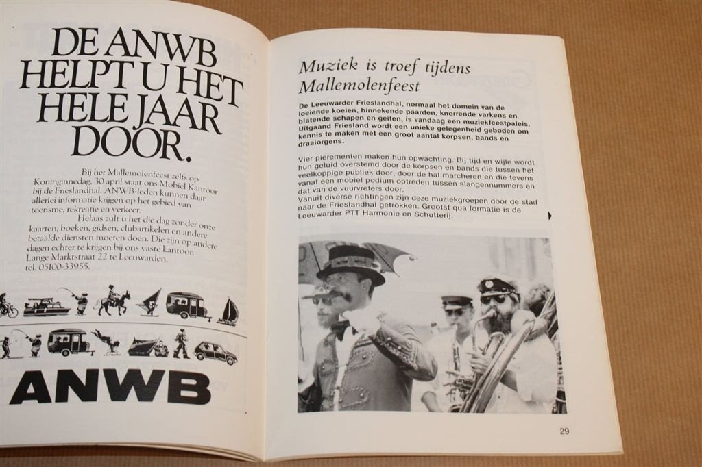 Mallemolenfeest Leeuwarden — Programma 30 April 1981 + Krt, Boeken, Ophalen of Verzenden, Gelezen