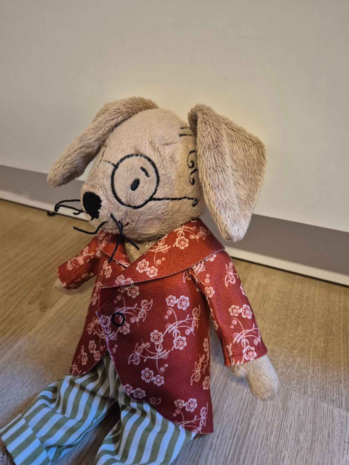 IKEA konijn knuffel met bril, Ophalen of Verzenden