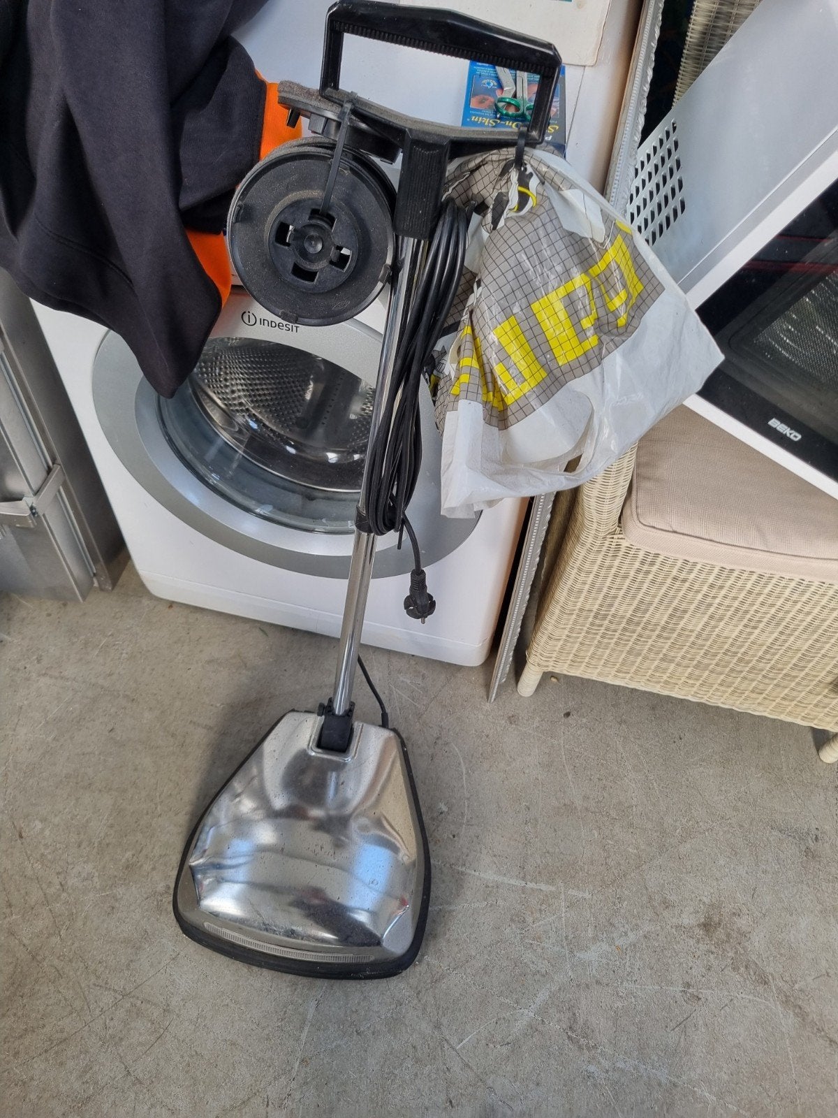Vintage Vloerpoetsmachine / Boenmachine, Witgoed en Apparatuur, Ophalen, Gebruikt